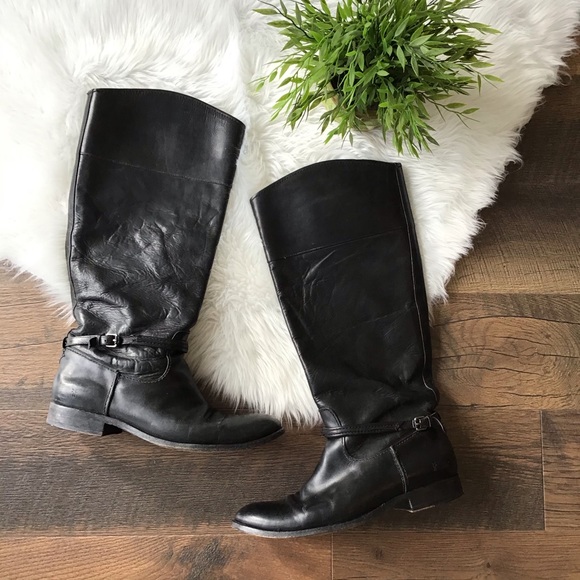 tall black boots size 11